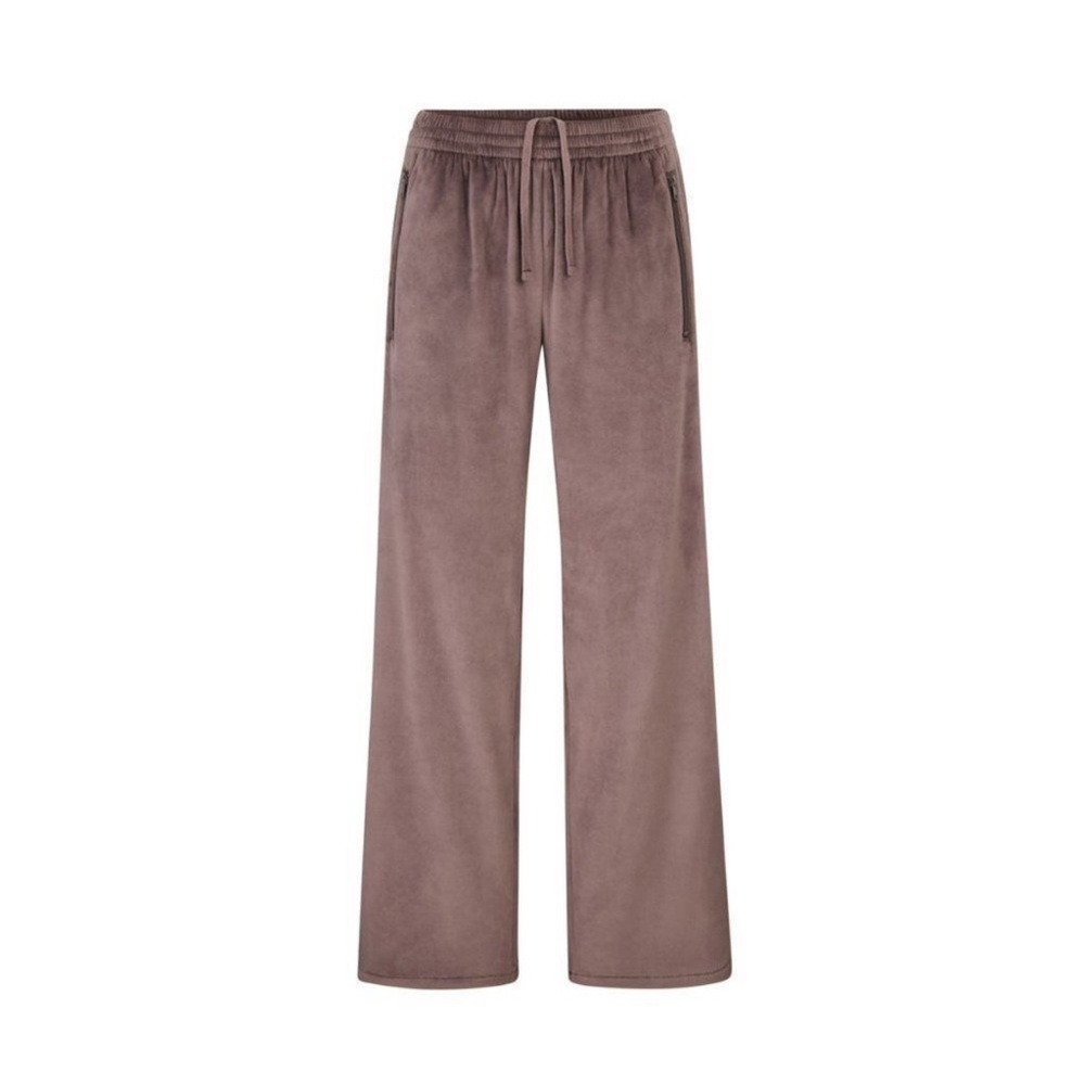 ✨🤎Skims Velour Track Pants – Amethyst Brown – Size Large – NWT